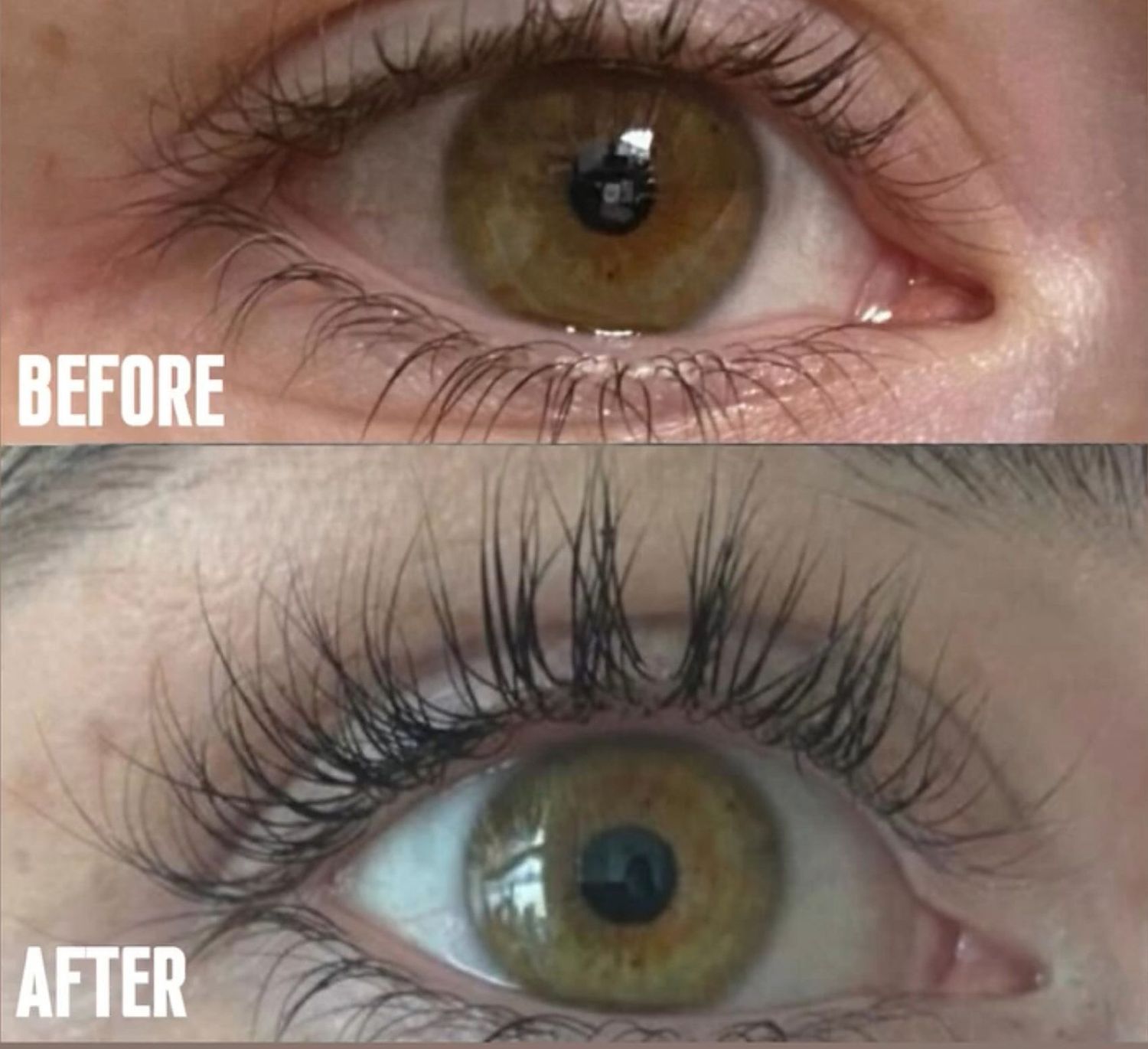 Before and after, real customer
