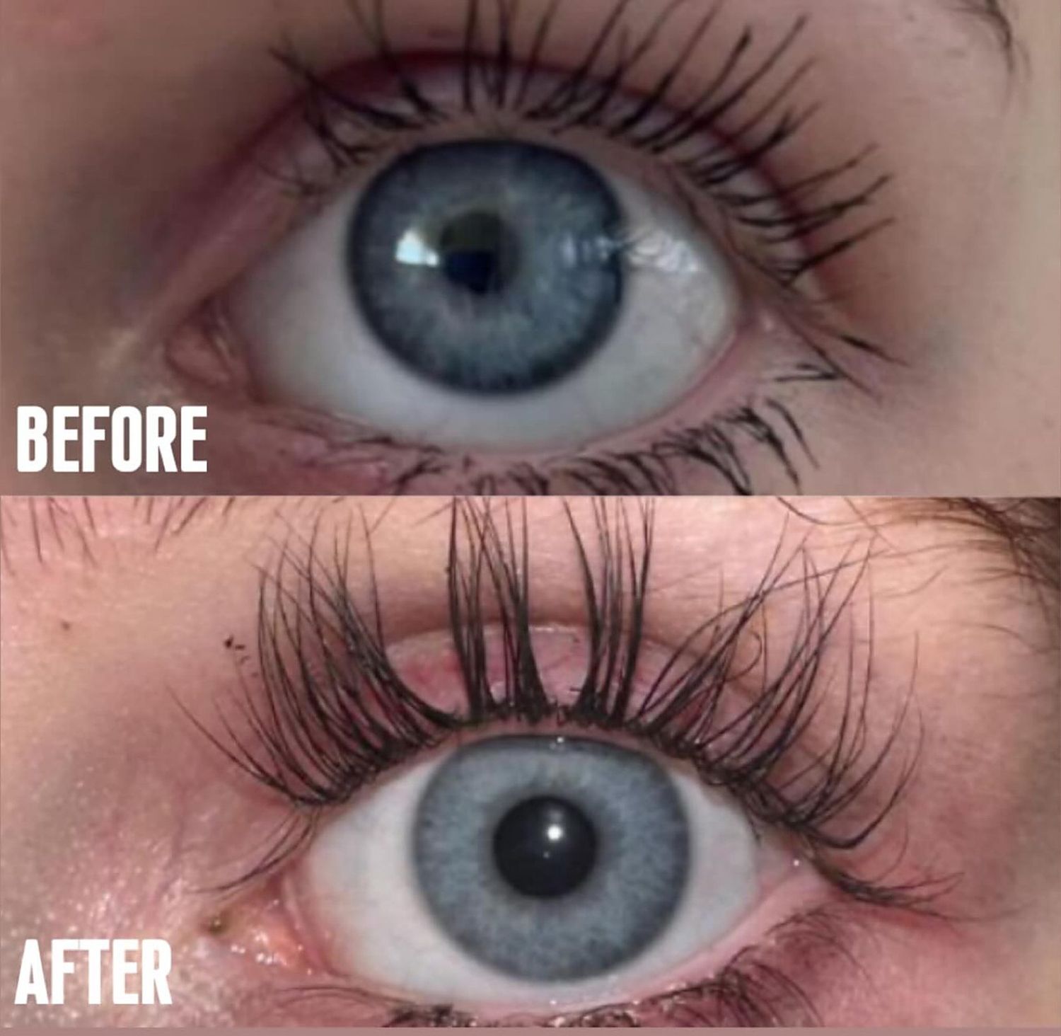 Before and after, real customer